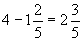 人教版数学五下：《分数加减混合运算》练习题（1）