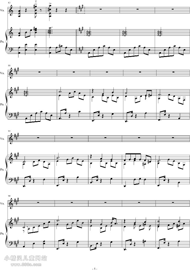 ףAСFor Piano And Violin(5)