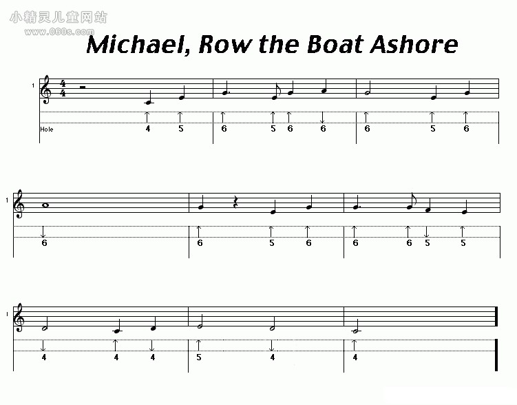 Michael,Row the Boat Ashore ³˹