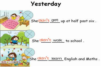 UNIT1 She didn't walk to school yesterday.̰(5)